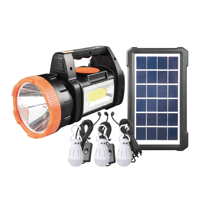Kit Lampu Sorot Surya Isi Ulang COB 30W
