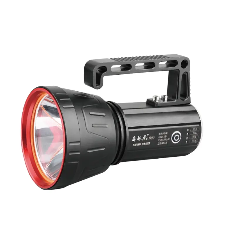Lampu Sorot Jarak Jauh Isi Ulang 50W dengan Sinar Ganda
