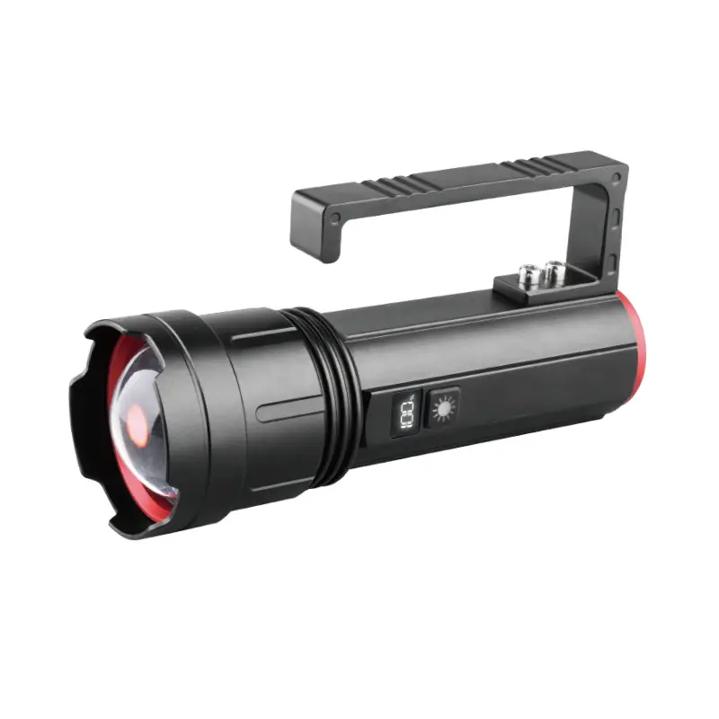 Senter Genggam Laser Putih 50W Dapat Diisi Ulang