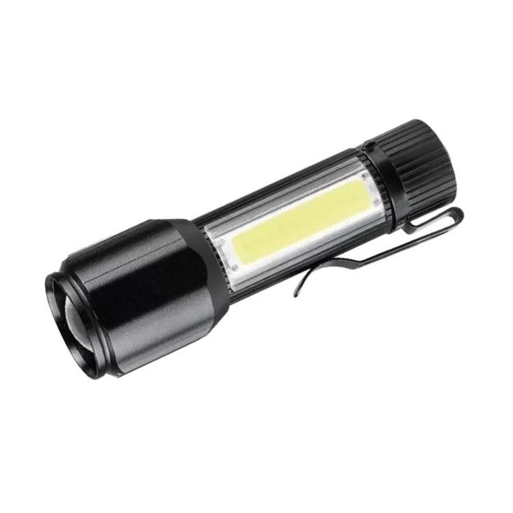 Senter LED dengan Lampu Kerja Klip untuk Perbaikan Mobil Berkemah