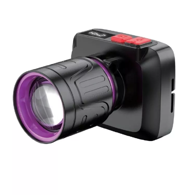 Lampu Depan LED Laser Putih Tahan Air untuk Konstruksi dan Pekerjaan Malam